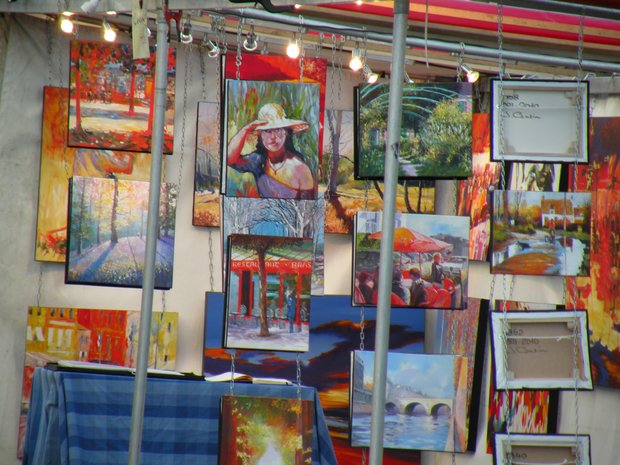  tableaux, peinture à l'huile